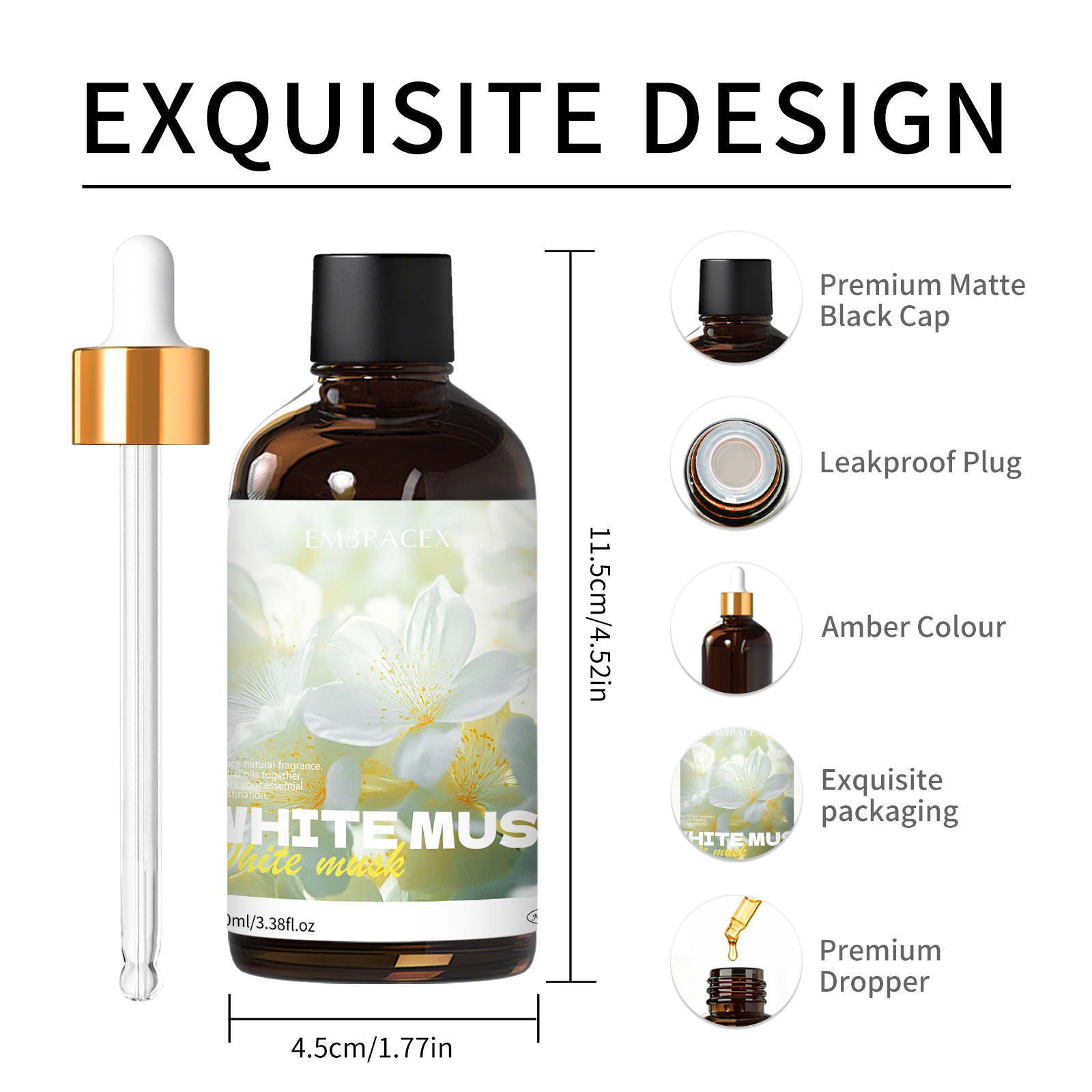 100ml White Musk Fragrance Oil - Musk White Oil ulasan dan harga