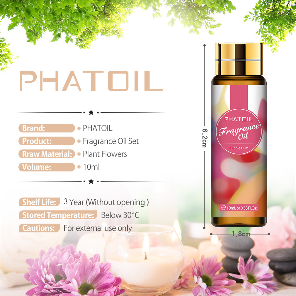 PHATOIL 9pcs 10ml Fragrance Oi - Musk White Oil ulasan dan harga