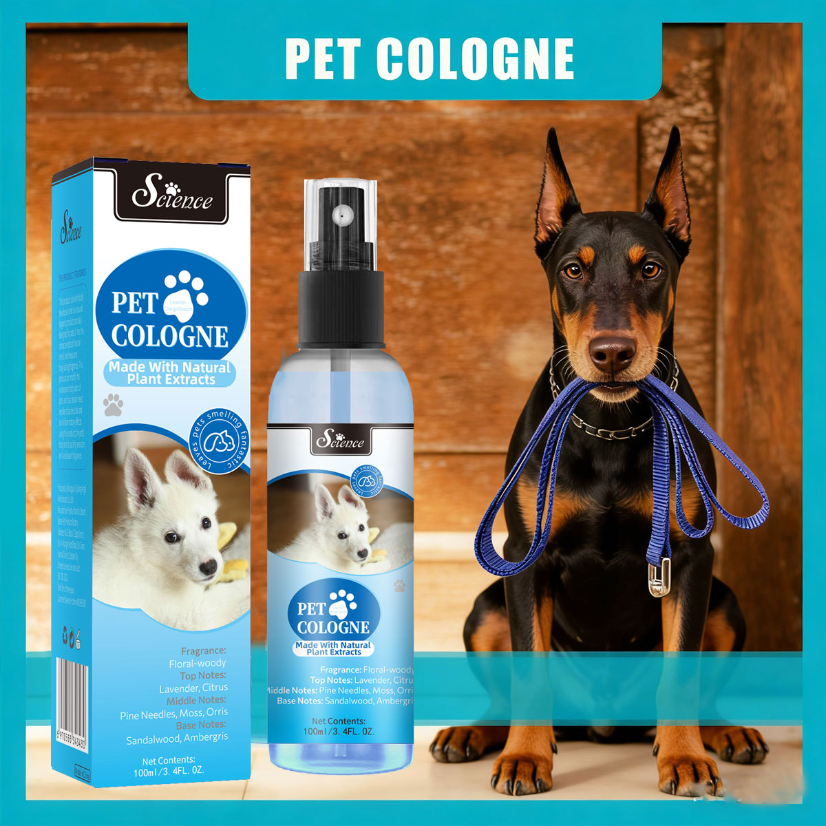 100 Ml Pet Deodorizing Perfume - Perfume Fragrance Shampoo ulasan dan harga