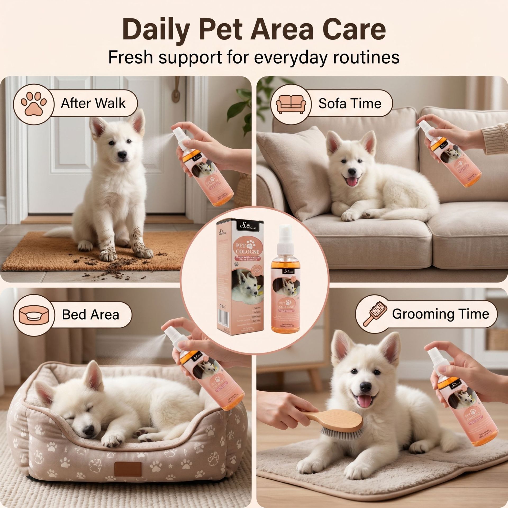 100 ML Dog Perfume Spray Pet S - Perfume Fragrance Shampoo ulasan dan harga