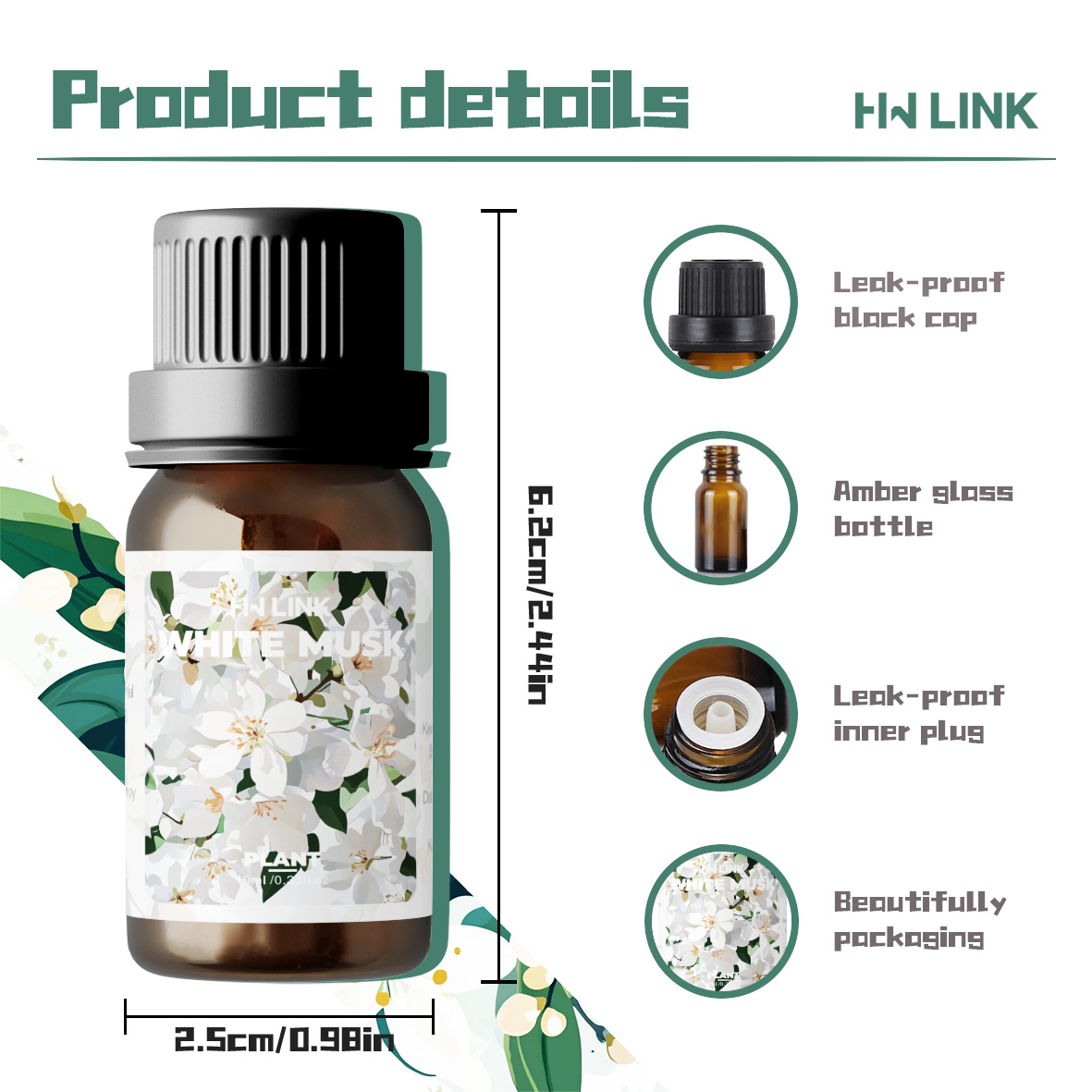 10ml White Musk Fragrance Oils - Musk White Oil ulasan dan harga