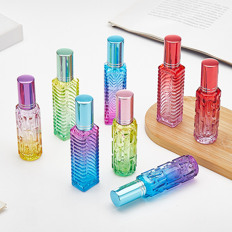 1Pcs 10ml Colorful Square Glas - Perfume Fragrance One ulasan dan harga