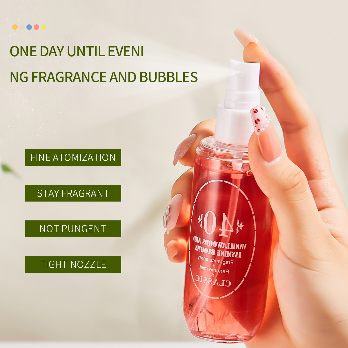 Perfume Mist Body Spray 5 Scen - Vanilla Perfume Oil ulasan dan harga