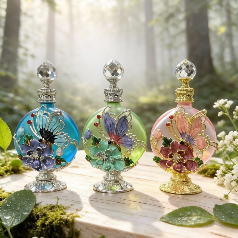 4pcs Empty Perfume Bottle Enam - Perfume Fragrance Base ulasan dan harga